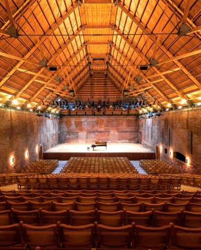 Snape Maltings Concert Hall interior